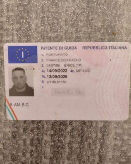 Buy Italian Driver’s licence